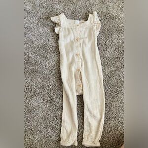 Cotton Ruffle Jumpsuit